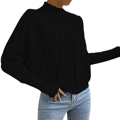 Avelena | Rollkragenpullover mit Elegantem Faltenwurf