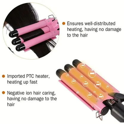 Avelena | Wavemaster Lockenwickler Immer Perfekte Locken Sofortige Nudeln, Kleine Wellen Und Große Locken!