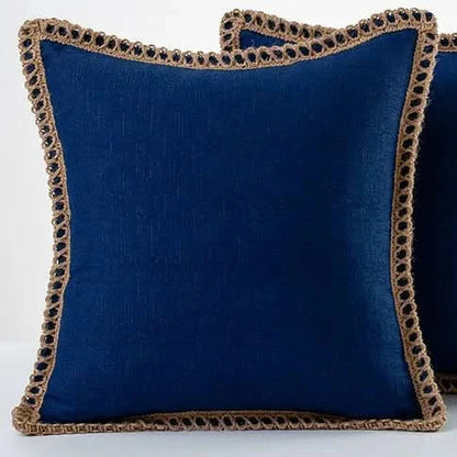 Avelena | Buntes französisches Dekokissenbezug Polyester