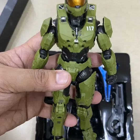 Avelena | 18cm Halo Infinite Master Chief Mjolnir Mk Vi 1/12 Maßstab 17.5cm 6" Actionfigur Re:edit Gen.3 117 Ko's 1000 Modellpuppen Spielzeuge