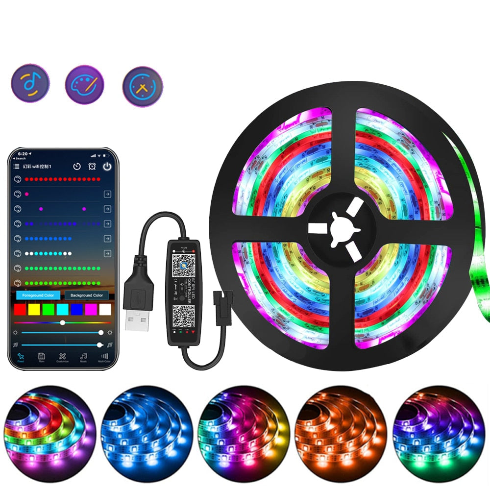 Avelena | 1M-20M RGB LED-Lichtband 5V LED
