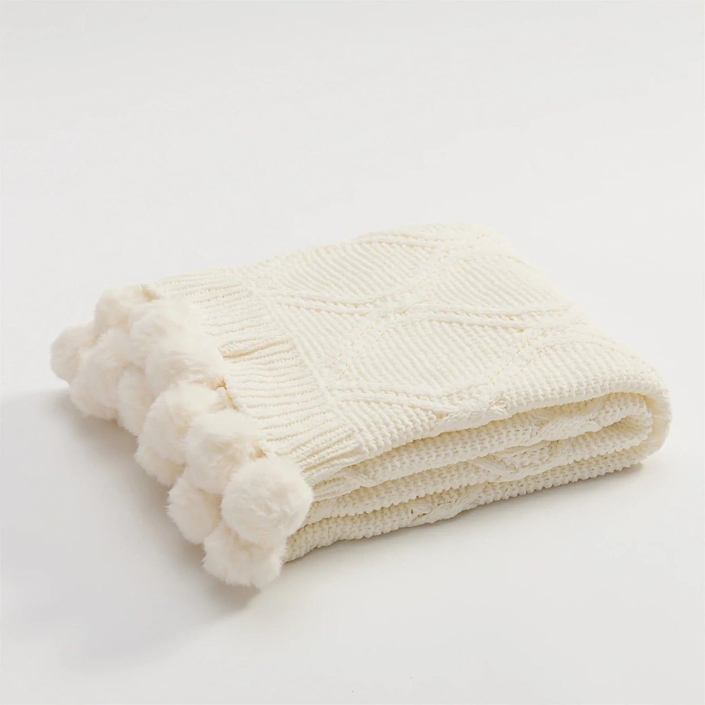 Avelena | Blanket Luxe Chenille Decke mit Herzfransen