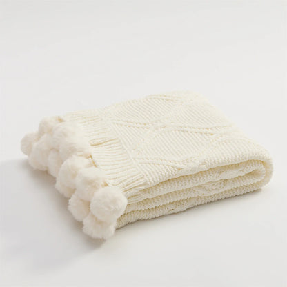Avelena | Blanket Luxe Chenille Decke mit Herzfransen