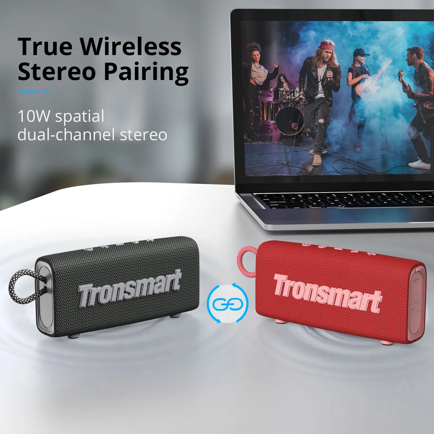 Avelena | Tronsmart Trip Bluetooth 5.3 Lautsprecher Dual-Treiber