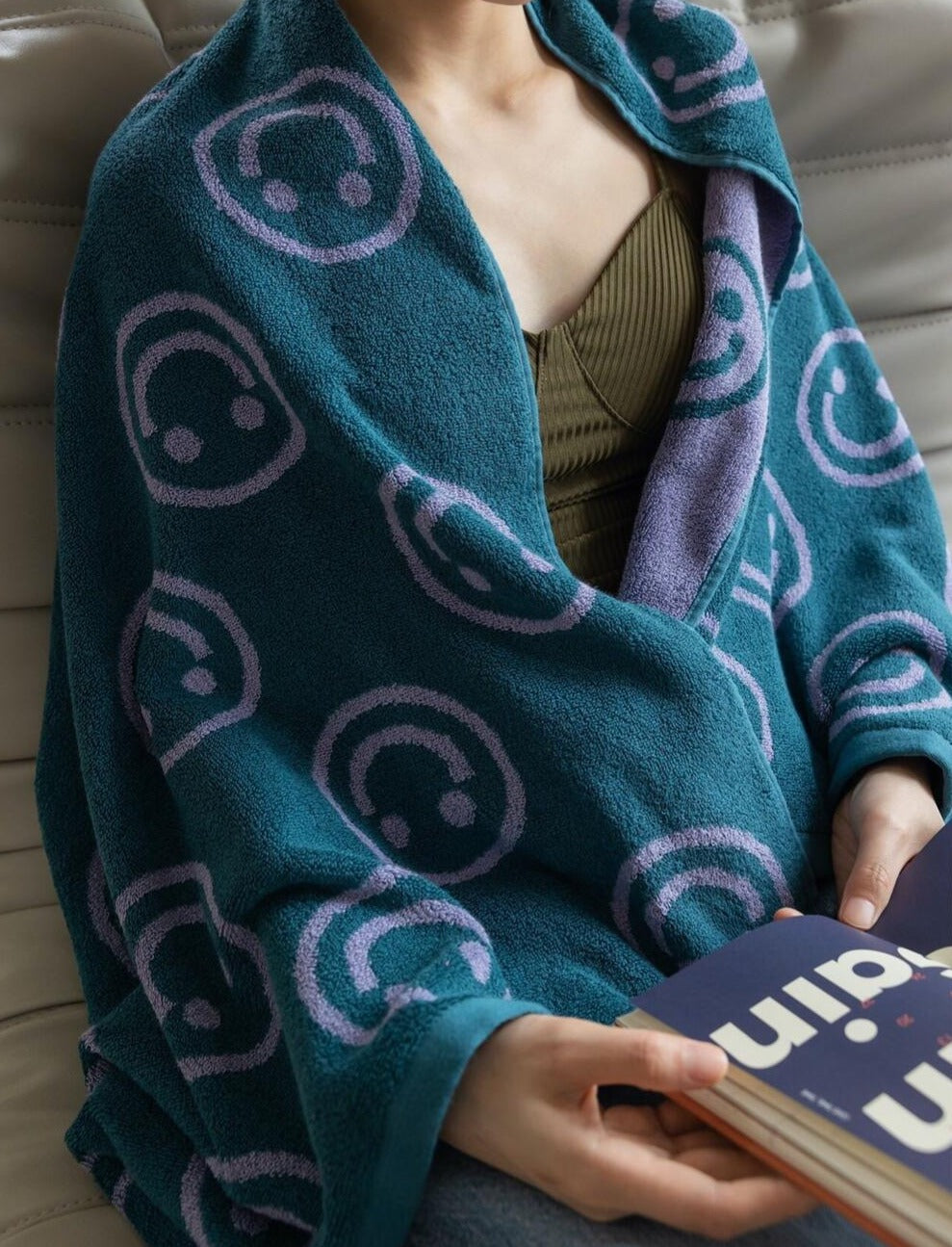 Avelena | Doppelseitiges Smiley Handtuch