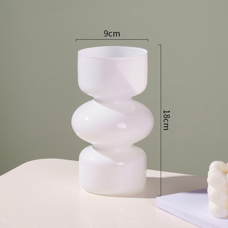 Avelena | Glas Tier Vase - Mehrfarben