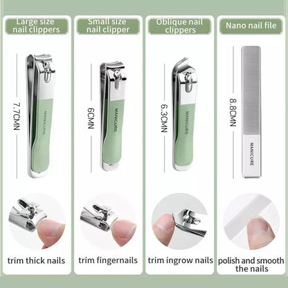 Avelena | 18-In-1 Edelstahl Nagelknipser Reisepflege Set