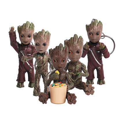 Avelena | Cartoon Groot Miniaturfigur: Verspielte Bürodekoration
