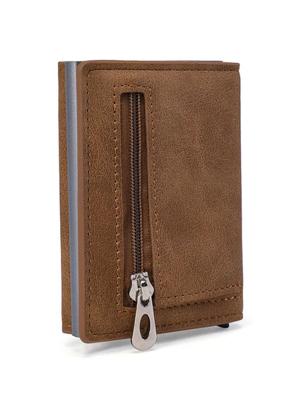 Avelena | Rfid Pu Leder Geldbörse Herren Anti-Magnetisch Organizer Geldbörse