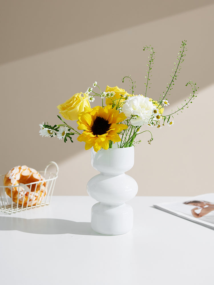 Avelena | Glas Tier Vase - Mehrfarben