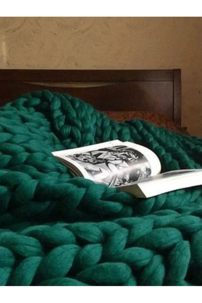 Avelena | Gemütliche Strick Chunky Decke