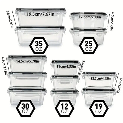 Avelena | 12-teiliges Lebensmittelbehälter-Set - FoodSaver