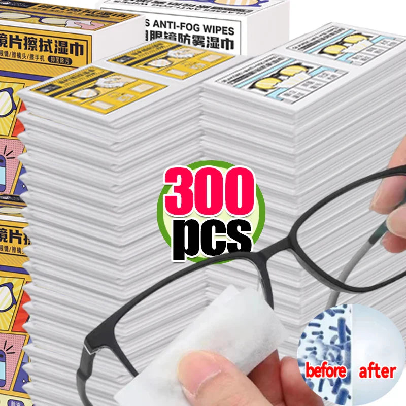 Avelena | Einweg Anti-Beschlag Glasreiniger Tücher