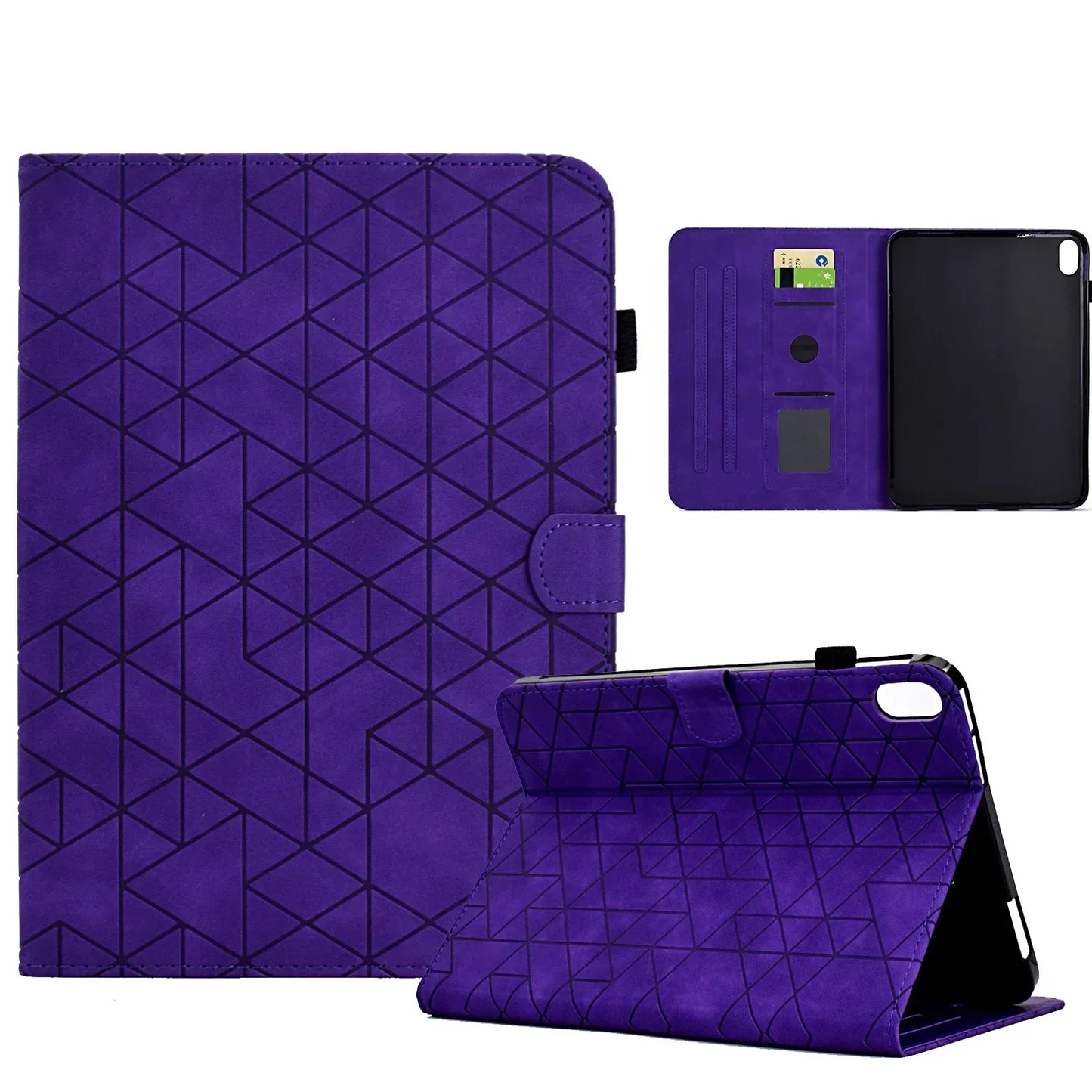 Avelena | Flip Leder Wallet Case für Ipad 10. Generation 2022 10,9, Ipad Air 5/4, Pro 11, Mini 6 Kartensteckplätze, Stoßfest, Fallschutz Tablet Hülle