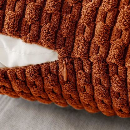 Avelena | Boho RippCorduroy Kissenbezug – Stilvoller gestreifter Dekorationskissenbezug für Sofa oder Bett