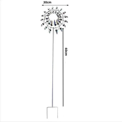 Avelena | Windmühle Spinner | Einzigartiges windbetriebenes Gartendekor aus Metall
