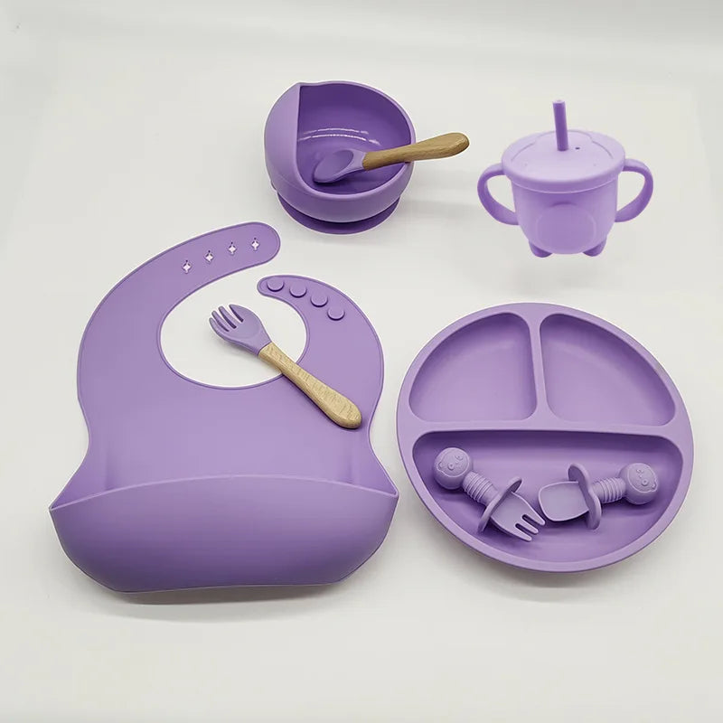 Avelena | Stilvolles Silikon-Fütterset für Babys