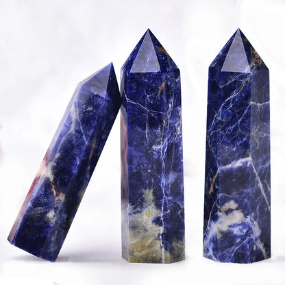 Avelena | Energora Kristall-Obelisk | Echter Naturquarz | Für Meditation & Chakra-Heilung | Spirituelles Dekoobjekt