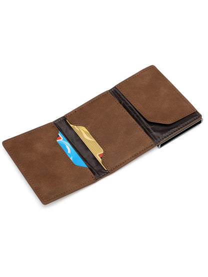 Avelena | Rfid Pu Leder Geldbörse Herren Anti-Magnetisch Organizer Geldbörse