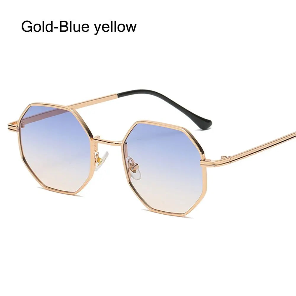 Avelena | Polygon Metall Quadrat Sonnenbrille