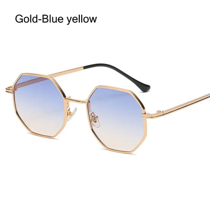 Avelena | Polygon Metall Quadrat Sonnenbrille