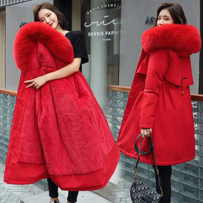 Avelena | Pelzenjacke mit Kapuze