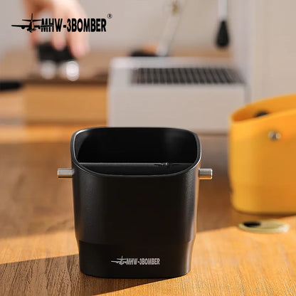 Avelena | 0,9–1,2 l Espresso-Schlagkasten, zerlegbare Schlagstange und rutschfeste Basis, quadratischer Kaffeesatz-Abfall, Barista-Desktop-Zubehör