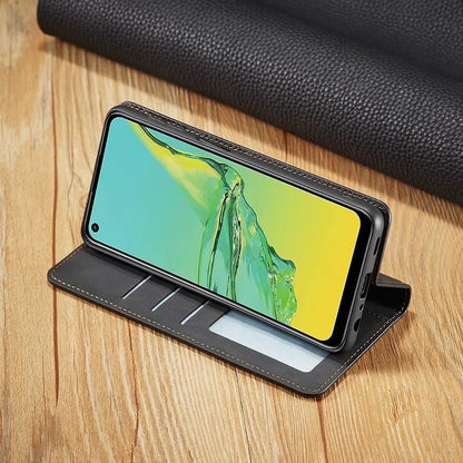 Avelena | Samsung Hülle: Magnetische Leder Tasche für stilvollen Schutz