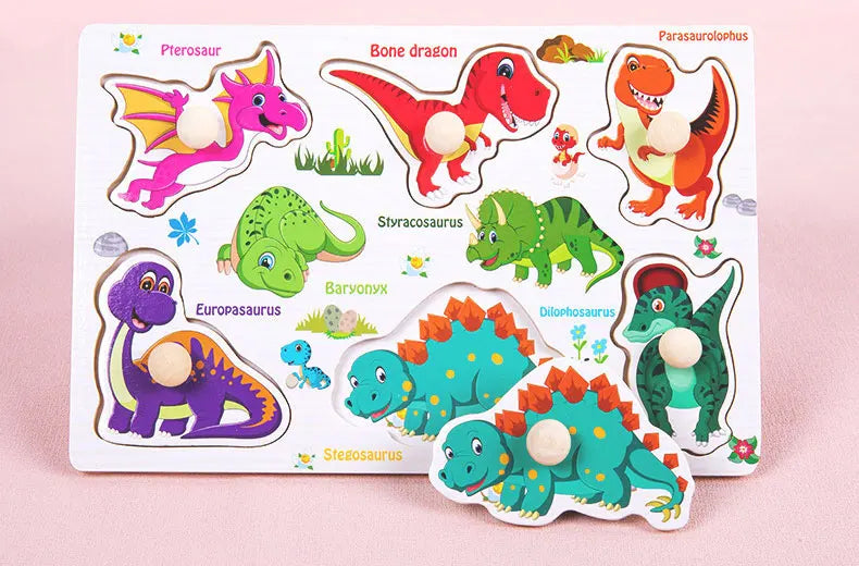 Avelena | Montessori Baum Puzzle Griffe Brett Spielsachen