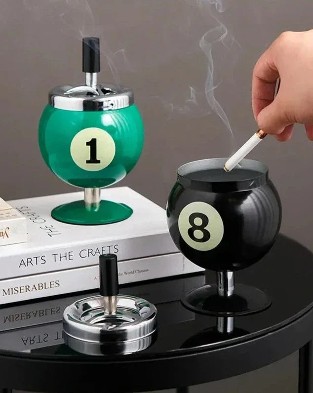 Avelena | Metall Billard Aschenbecher