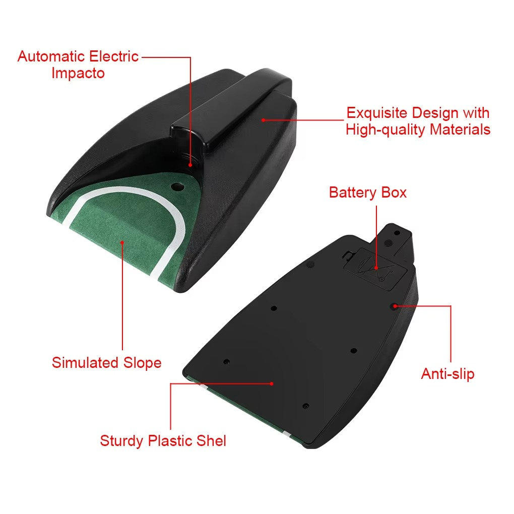 Avelena | Automatische Golf Putting Tasse mit Ballrückgabe für Training drinnen und im Büro