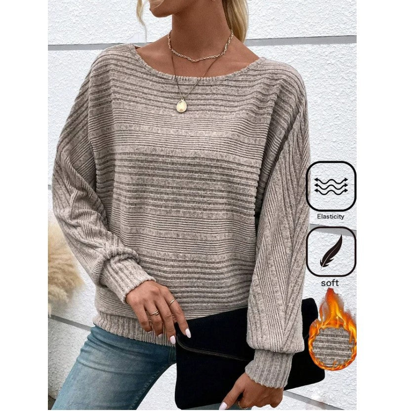 Texturiertes Sweatshirt für Damen