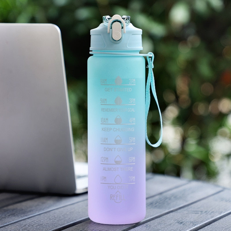 Avelena | Kinder 900Ml Trinkflasche mit Strohhalm