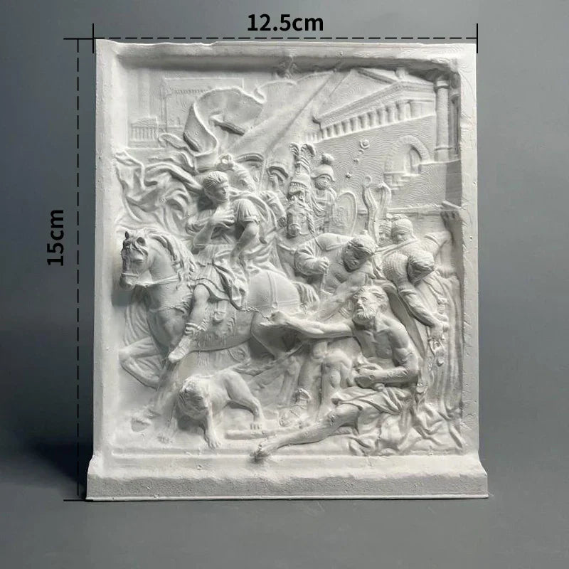 Avelena | Nordic INS Stil Charakter Gips Statue DIY Gemalt Skizze Fotografie Requisiten Tischdekorationen Wohnkunst Gips Dekoration