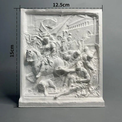 Avelena | Nordic INS Stil Charakter Gips Statue DIY Gemalt Skizze Fotografie Requisiten Tischdekorationen Wohnkunst Gips Dekoration