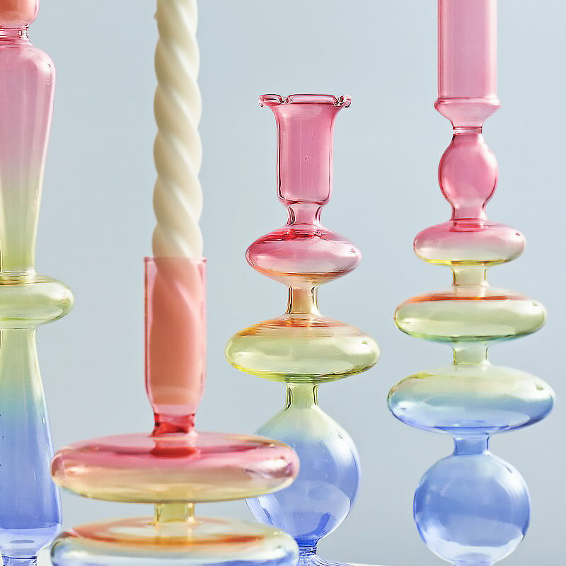 Avelena | Gradient Glas Kerzenhalter