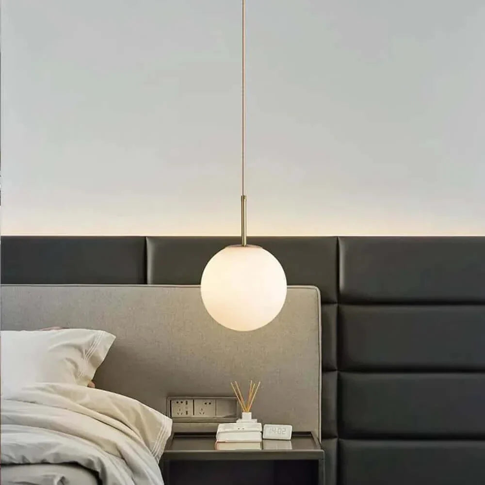 Avelena | Mid-Century Modern Glas Ball Pendelleuchte
