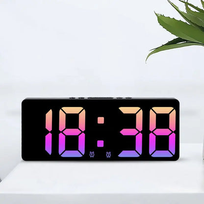Avelena | Led Uhr Stilvolle Wecker mit Nachtmodus