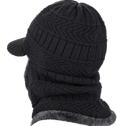 Avelena | Unisex Wollschal Balaclava Maske Mütze Strickmützen Hut