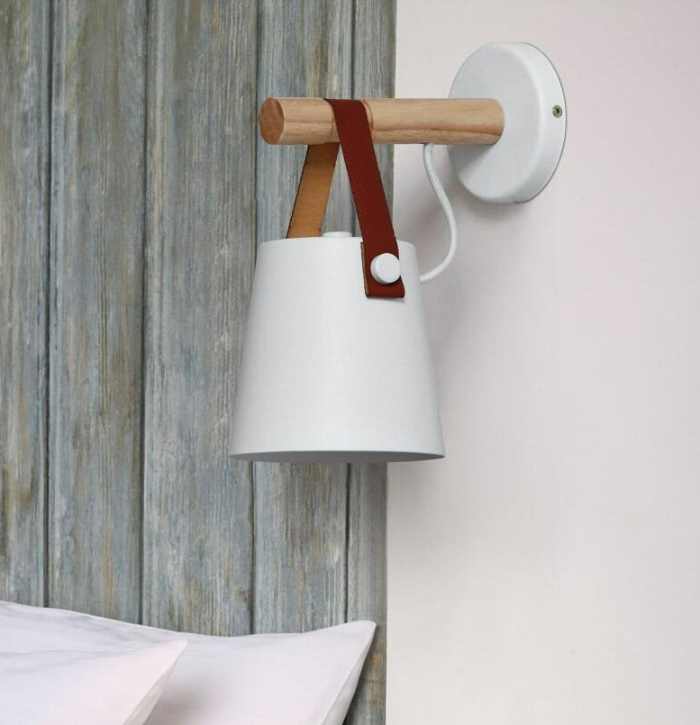 Avelena | Holz Nordic Hängende Wandlampe