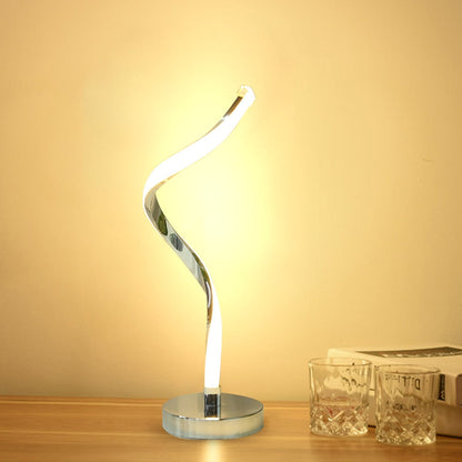 Avelena | SpiralGlow – LED Schreibtischlampe mit Spiraldesign für das Schlafzimmer