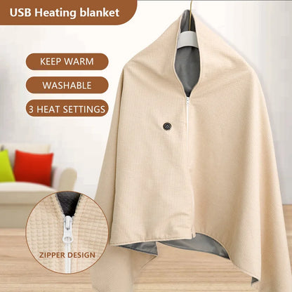 Avelena | Wiederaufladbare USB Winter Reise Heizdecke