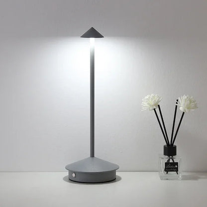 Avelena | Wiederaufladbare Tischlampe Kreative Esszimmer Touch Led Hotel Bar Kaffee Pina Pro Tischlampe Lampada Da Tavolo Dekorative Schreibtischlampe