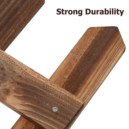 Avelena | Dekorativer Holz Gartenzaun für Beete und Außenbereiche