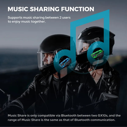 Avelena | Bluetooth-Motorrad-Intercom 10 Fahrer & IP67 wasserdicht – RideSync