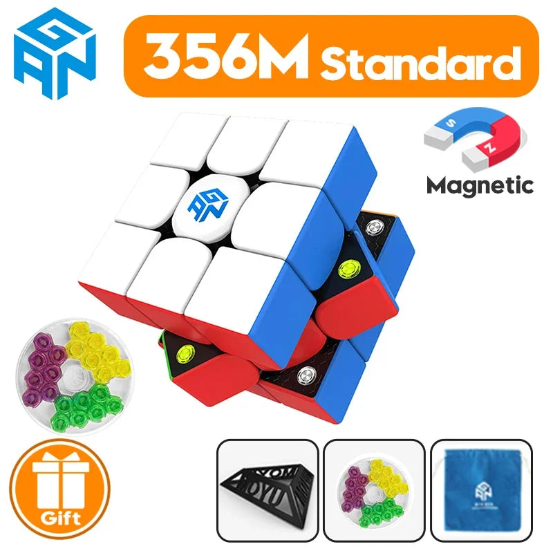 Avelena | Magnetischer 3X3 Speed Cube - Professionelles Ges Magic Puzzle Spielzeug