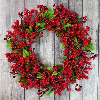 Avelena | Rote Beeren Weihnachtskränze
