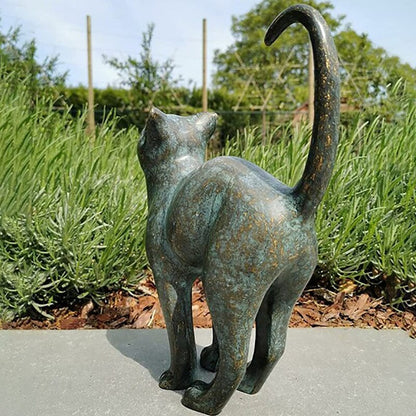 Avelena | Verzaubernde Gartenkatzen-Statuen - Purr-fekte Harzdekoration