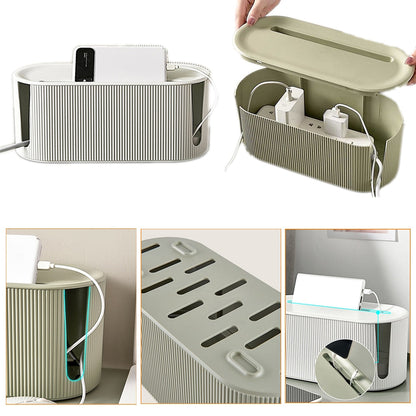 Avelena | Design Aufbewahrungsbox Organizer für Kabel, Adapter und Steckdosenleisten