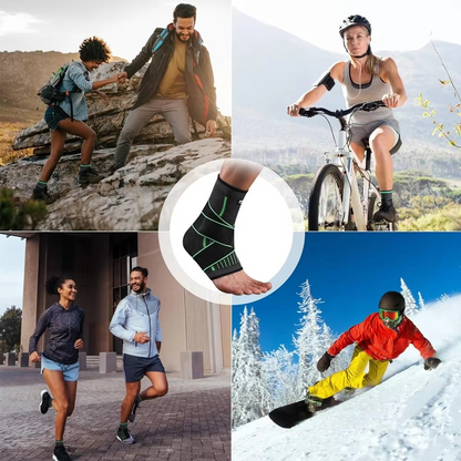 Avelena | Verstellbare Kompressions-Fußgelenkstütze für Sport und Training